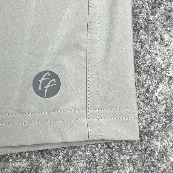 Free Fly Shorts Mens Sz 38 Gray Performance 9" Lightweight Stretch Golf Fishing - Picture 4 of 9